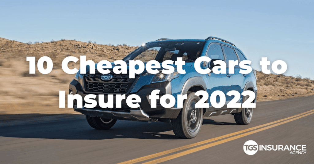 10 Cheapest Cars to Insure for 2022