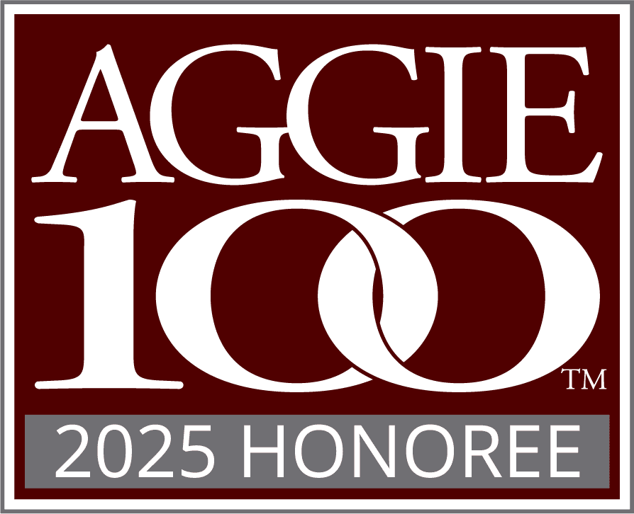 Aggie 100™ 2025 Honoree Logo