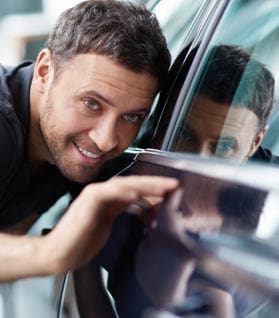 Looking at Fixed Car
