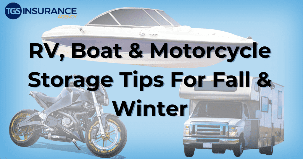 Don't put your RV, boat and motorcycle storage up for winter without taking care of the basics first!