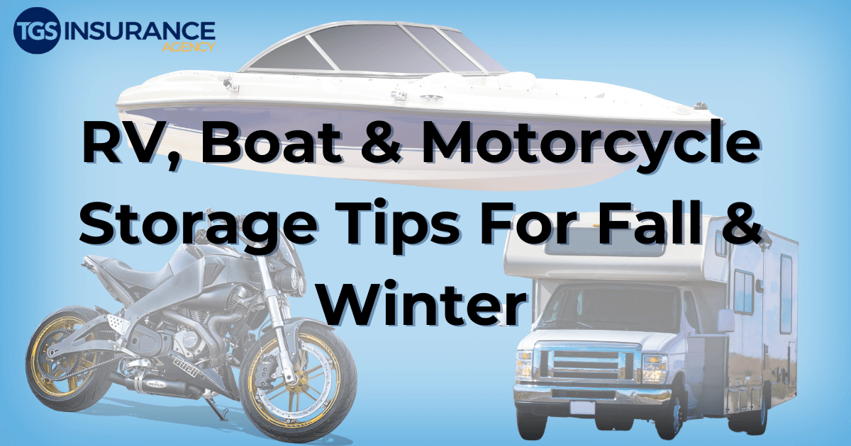 RV, Boat and Motorcycle Storage Tips For Fall & Winter