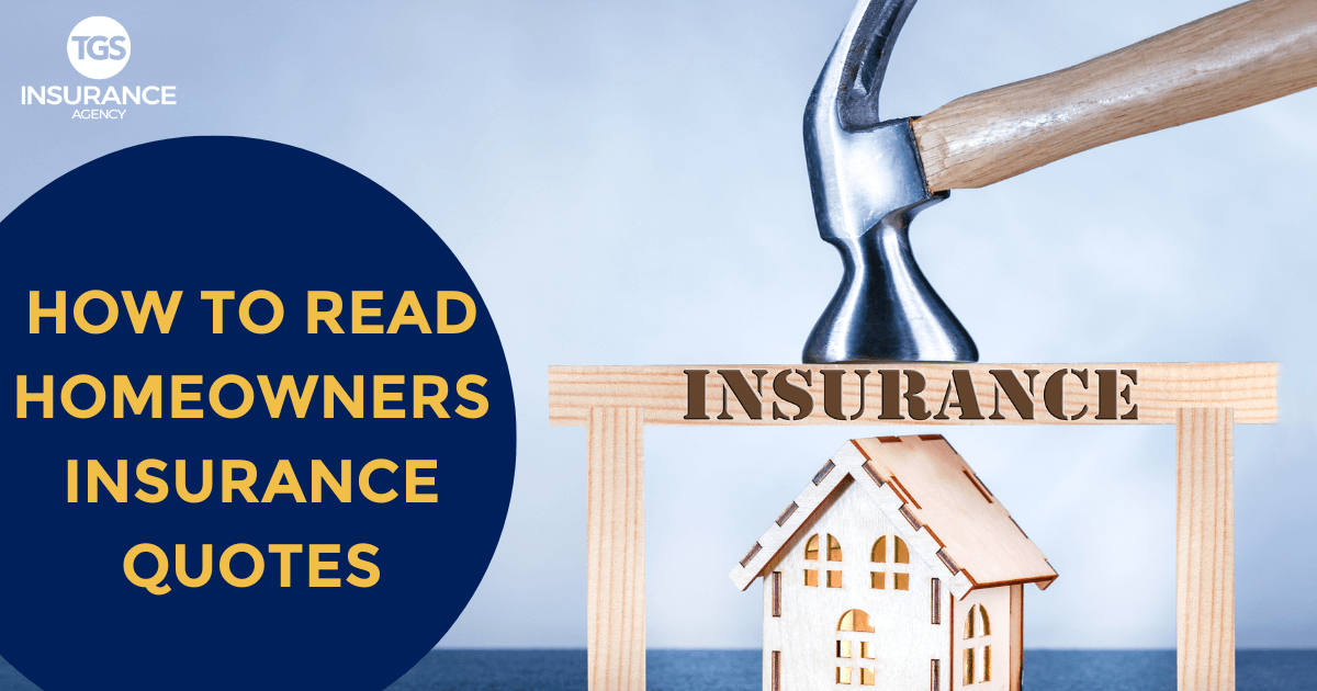 How To Read A Homeowners Insurance Quote