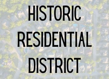 Image of Historic Residential District Neighborhood