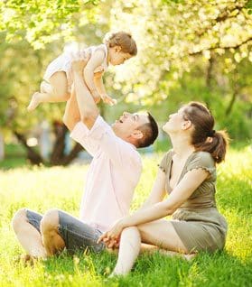 Family in Park