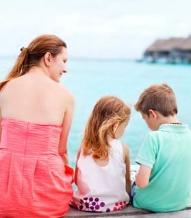 Family by the Coast