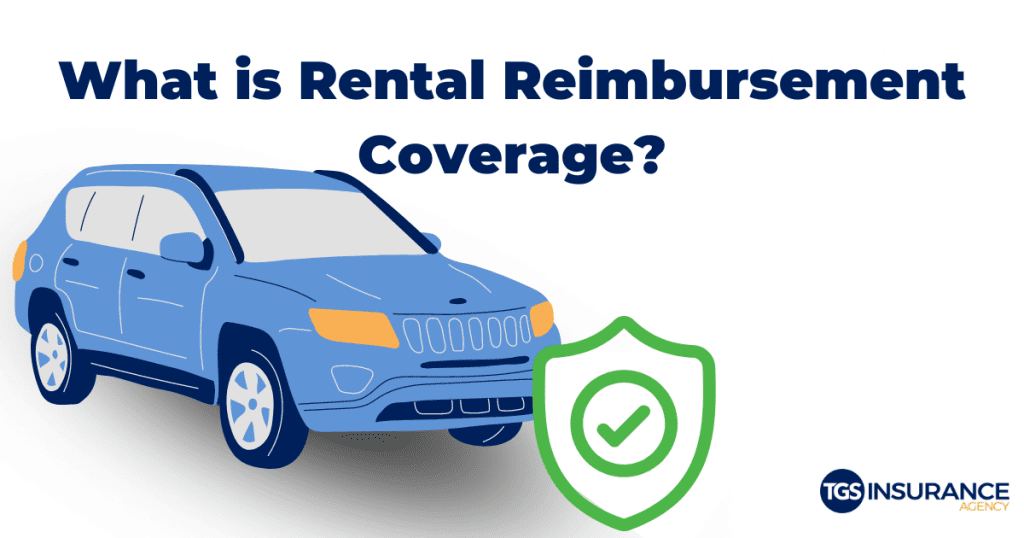 Rental reimbursement coverage is combined with other coverages in your car insurance policy to pay for a rental car after an accident.